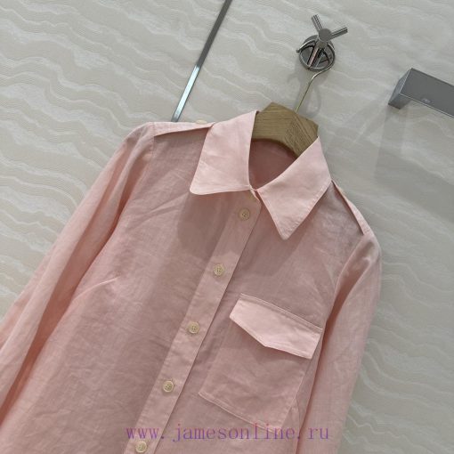 High End AC76883 Zm Vacation Style White Rich And Beautiful Must Enter High-end 100% Linen Shir 5jvsroz1 - Image 3