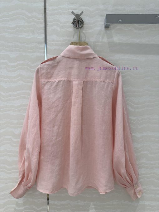 High End AC76883 Zm Vacation Style White Rich And Beautiful Must Enter High-end 100% Linen Shir 5jvsroz1 - Image 10