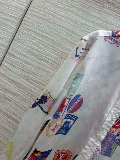 CC77200 Louis Vuitton 25 Early Spring New Collection Stamp Pattern Jacquard Series Stand Up Col 3ihgrb79 - Image 4