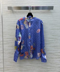 CC77200 Louis Vuitton 25 Early Spring New Collection Stamp Pattern Jacquard Series Stand Up Col hnhbdljy