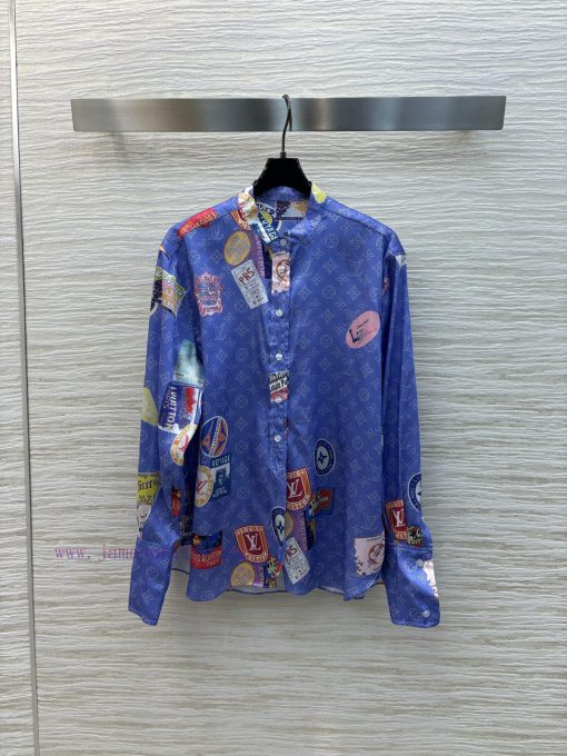 CC77200 Louis Vuitton 25 Early Spring New Collection Stamp Pattern Jacquard Series Stand Up Col hnhbdljy - Image 2