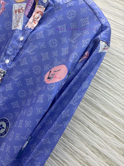CC77200 Louis Vuitton 25 Early Spring New Collection Stamp Pattern Jacquard Series Stand Up Col hnhbdljy - Image 5