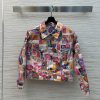 CW77202 Louis Vuitton 25 Early Spring New Collection Stamp Pattern Jacquard Series Custom Colla yerflt8h
