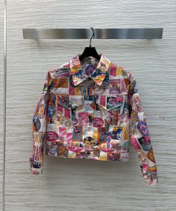 CW77202 Louis Vuitton 25 Early Spring New Collection Stamp Pattern Jacquard Series Custom Colla yerflt8h