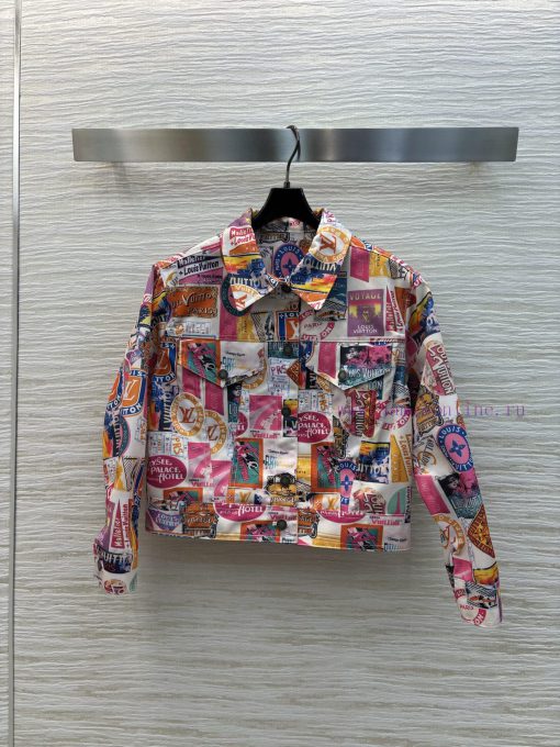 CW77202 Louis Vuitton 25 Early Spring New Collection Stamp Pattern Jacquard Series Custom Colla yerflt8h