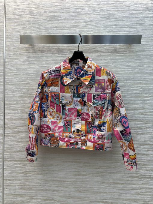 CW77202 Louis Vuitton 25 Early Spring New Collection Stamp Pattern Jacquard Series Custom Colla yerflt8h - Image 2