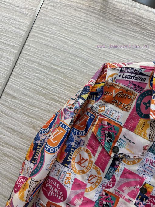 CW77202 Louis Vuitton 25 Early Spring New Collection Stamp Pattern Jacquard Series Custom Colla yerflt8h - Image 4