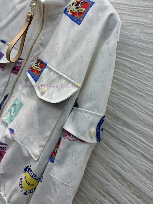 CW77203 Louis Vuitton 25 Early Spring New Collection Stamp Pattern Jacquard Series Stand Up Jac 5bdwzpnr - Image 5