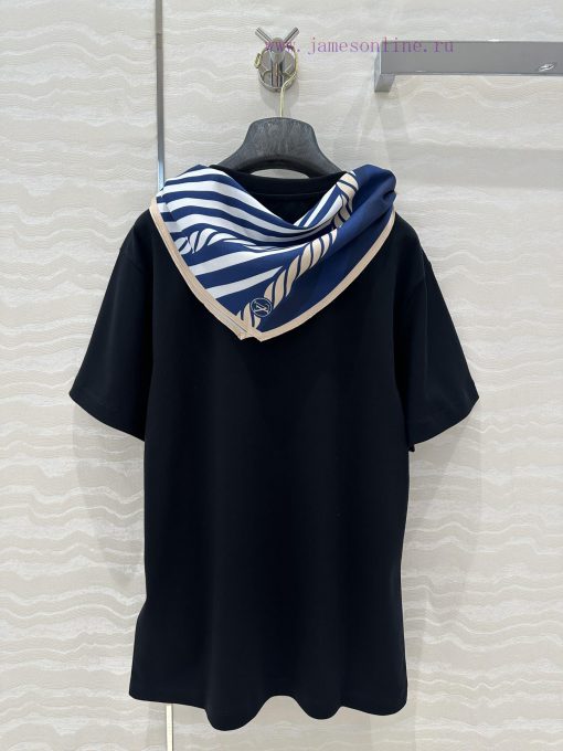 AT76955 By The Pool Sailing Vacation Series High Intelligence Wearing Silk Scarf T-shirt Made O 5encqy2t - Image 10