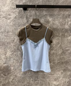 ZT60989 Acne Studios 25Ss Spring/Summer New Collection Fake Two Piece Design Color Plate Contra t44y55d9