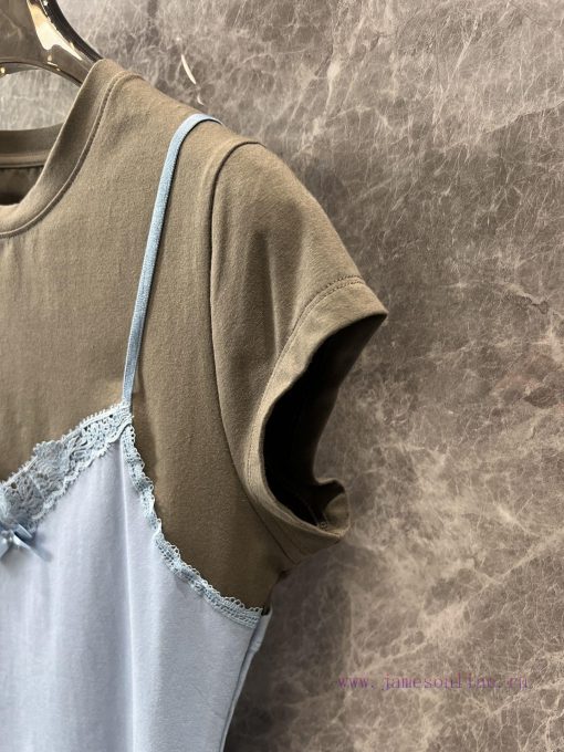 ZT60989 Acne Studios 25Ss Spring/Summer New Collection Fake Two Piece Design Color Plate Contra t44y55d9 - Image 7