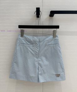 BK77210 Fe * 25 Spring/Summer New Product Stripe Printed High Waist Shorts Positioning Logo Emb mxeyh23f