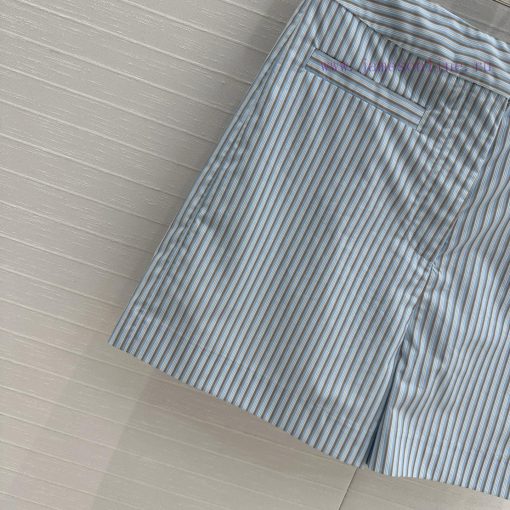 BK77210 Fe * 25 Spring/Summer New Product Stripe Printed High Waist Shorts Positioning Logo Emb mxeyh23f - Image 7