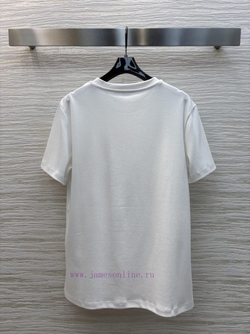 CT77220 Louis Vuitton 25 Spring/Summer New Collection Logo Pattern Printed Loose Short Sleeve T 4dc7v1r4 - Image 9