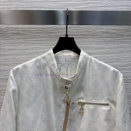 CW77223 Louis Vuitton 25 Early Spring New Collection Double-sided Printed Stand Up Collar Jacke 4a5ve0ed - Image 3