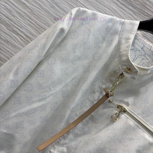 CW77223 Louis Vuitton 25 Early Spring New Collection Double-sided Printed Stand Up Collar Jacke 4a5ve0ed - Image 4