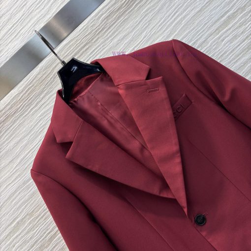 CW77227 Gucci 25 Early Spring New Collection Two Button Wine Red Suit Jacket Recommended For Ea bhqgb3iu - Image 6