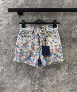 ZK60997 Louis Vuitton 25 New Color Checkerboard Shorts | The Design Of The Pants Is Amazing And ssa7hei5