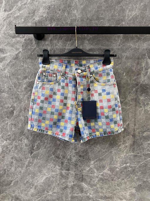 ZK60997 Louis Vuitton 25 New Color Checkerboard Shorts | The Design Of The Pants Is Amazing And ssa7hei5
