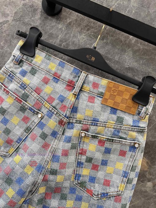 ZK60997 Louis Vuitton 25 New Color Checkerboard Shorts | The Design Of The Pants Is Amazing And ssa7hei5 - Image 5
