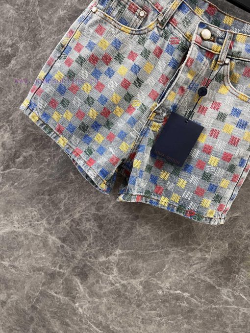 ZK60997 Louis Vuitton 25 New Color Checkerboard Shorts | The Design Of The Pants Is Amazing And ssa7hei5 - Image 8