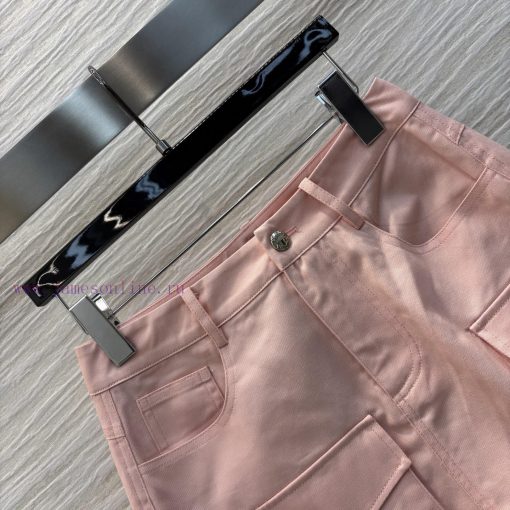 CB77228 Prada 25 Spring/Summer Double Pocket Triangular Pink Work Half Skirt Exquisite And Hand 2ro42mum - Image 6