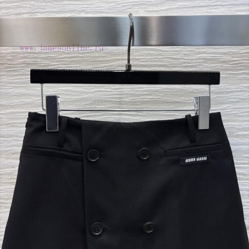 CK77230 Miu Miu 25 Early Spring New Style Straight Leg Skirt Curtain Pants With Easy To Handle pr5nr2z5 - Image 3