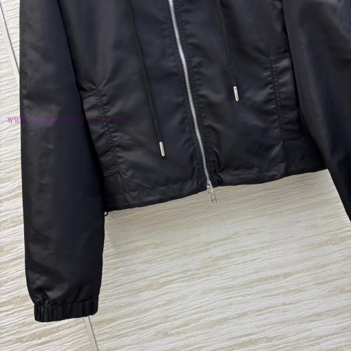 CT77250 Fendi 25 Early Spring New Collection Solid Color Casual Nylon Set With Hooded Zipper Ja x2l8fqie - Image 7