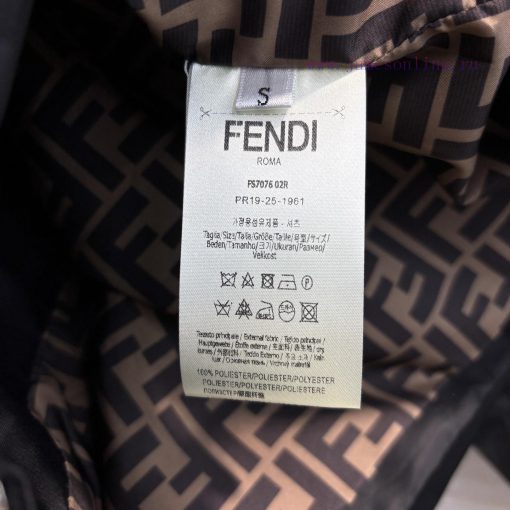 CT77250 Fendi 25 Early Spring New Collection Solid Color Casual Nylon Set With Hooded Zipper Ja x2l8fqie - Image 10