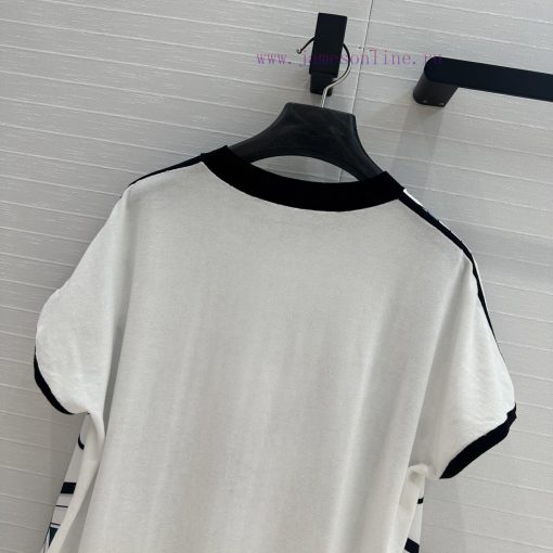 BT77253 Hermes 25 Early Spring New Product Saddle Printing Splicing Knitted Top Printed Surface xm9fbhph - Image 10