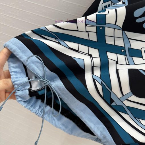 BT77253 Hermes 25 Early Spring New Product Saddle Printing Splicing Knitted Top Printed Surface a9tpeam4 - Image 6