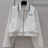 ️ AW77259 Miu Miu Girls' Fashion Style Hoodie Short Coat Customized Imported High Density Doubl 06j0um9o