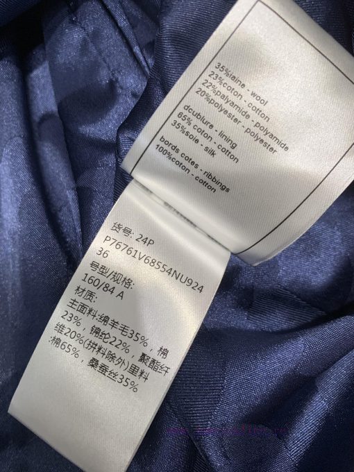 ZL56791 Chanel 24Ss New Blue Tweed Woven Suspender Vest Dress In Spring And Summer | Yb Has Dev qec8kacp - Image 10