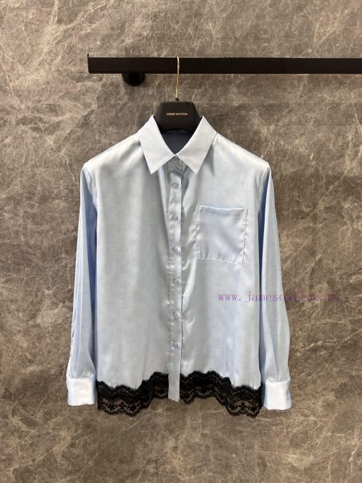 ZT61003 Louis Vuitton 25Ss Spring/Summer New Lace Printed Shirt+Shorts Set | Produced With Impo 9vnk8mm2 - Image 3