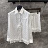 ZT61003 Louis Vuitton 25Ss Spring/Summer New Lace Printed Shirt+Shorts Set | Produced With Impo 0582c9cf