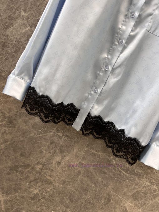ZT61003 Louis Vuitton 25Ss Spring/Summer New Lace Printed Shirt+Shorts Set | Produced With Impo 9vnk8mm2 - Image 5