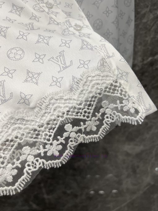 ZT61003 Louis Vuitton 25Ss Spring/Summer New Lace Printed Shirt+Shorts Set | Produced With Impo 0582c9cf - Image 7