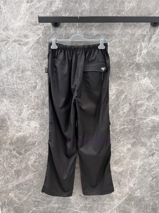ZK61007 Prada 25Ss Spring/Summer New Workwear Style Casual Pants | Customized Pleated Pants Sho qa1yw8c3 - Image 3