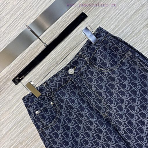 CK77263 Dior 25 Spring/Summer New Collection Customized Letter Jacquard Straight Leg Casual Pan k6ouo999 - Image 5