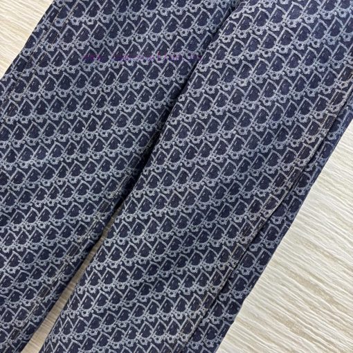 CK77263 Dior 25 Spring/Summer New Collection Customized Letter Jacquard Straight Leg Casual Pan k6ouo999 - Image 6
