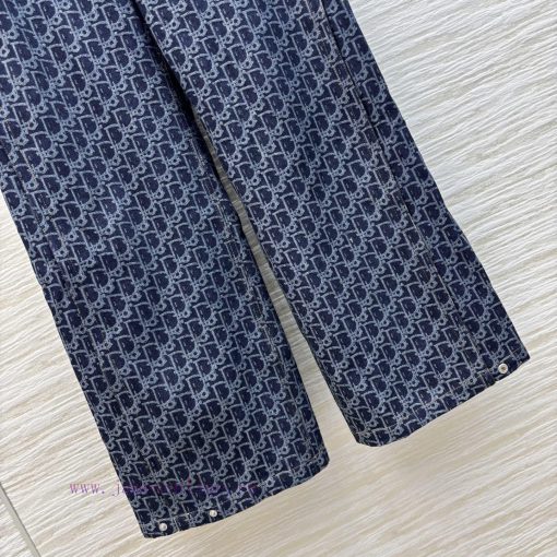 CK77263 Dior 25 Spring/Summer New Collection Customized Letter Jacquard Straight Leg Casual Pan k6ouo999 - Image 7
