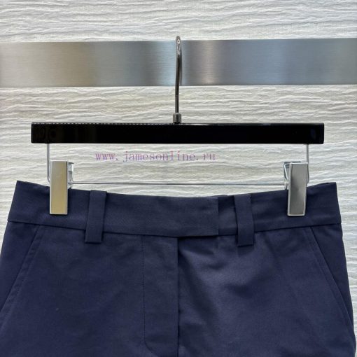 CB77272 Miu Miu 25 Early Spring New Collection Patched Grid Short Skirt With Blue Grid Design E c1sc6fkk - Image 3