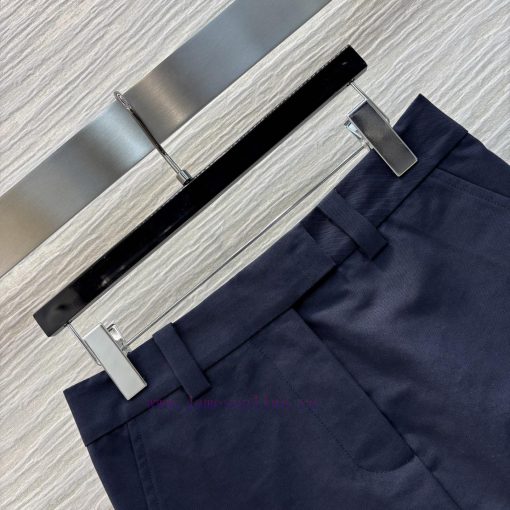 CB77272 Miu Miu 25 Early Spring New Collection Patched Grid Short Skirt With Blue Grid Design E c1sc6fkk - Image 5