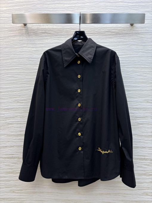 CC77279 Schiaparelli 25 Spring/Summer New Collection With Embroidered Lapel Letters Decorating 26ukbzs4 - Image 2