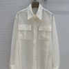 BC77282 B * C25 Spring/Summer New Product Work Style Cotton And Hemp Shirt With Double Pocket R 5alyqdcq