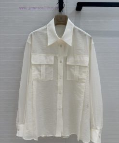 BC77282 B * C25 Spring/Summer New Product Work Style Cotton And Hemp Shirt With Double Pocket R 5alyqdcq