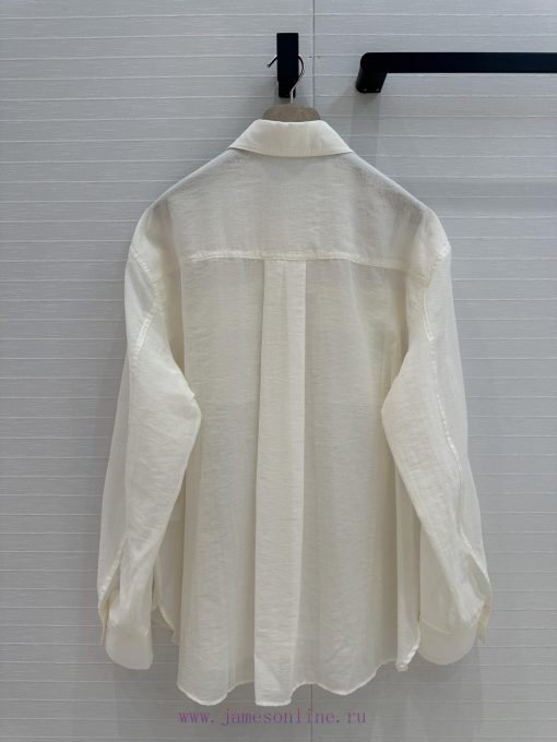BC77282 B * C25 Spring/Summer New Product Work Style Cotton And Hemp Shirt With Double Pocket R 5alyqdcq - Image 9