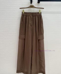 BK77283 B * C25 Spring/Summer New Product: Workwear Style Cotton And Linen Wide Leg Casual Pant mlxl2we0