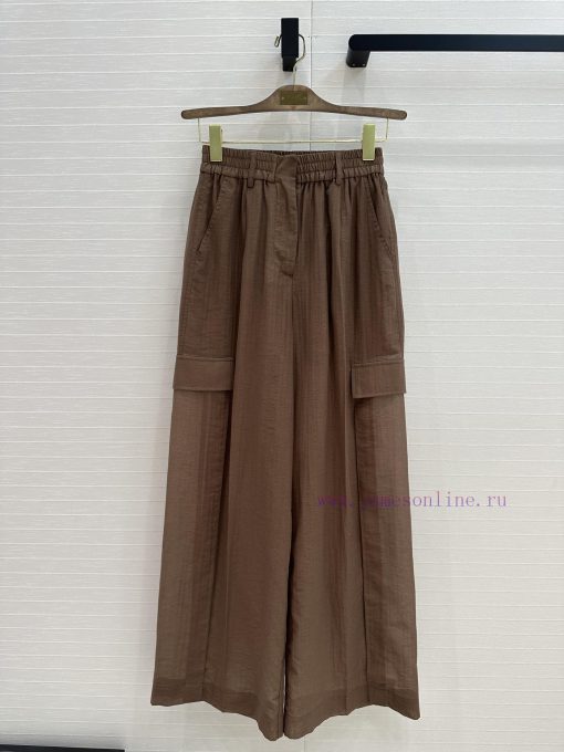BK77283 B * C25 Spring/Summer New Product: Workwear Style Cotton And Linen Wide Leg Casual Pant mlxl2we0