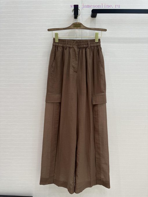 BK77283 B * C25 Spring/Summer New Product: Workwear Style Cotton And Linen Wide Leg Casual Pant mlxl2we0 - Image 2